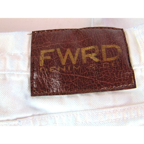 FWRD Distressed Jeans Size 36x32 White Denim Excellent condition - Picture 4 of 8